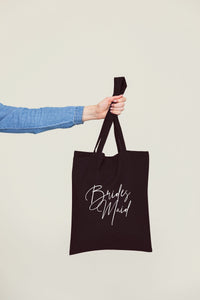 Thumbnail for personalized bridesmaid Tote bag, Bridal party proposal Totes, SET of 5, 6 ,7, 8 get Bulk discount