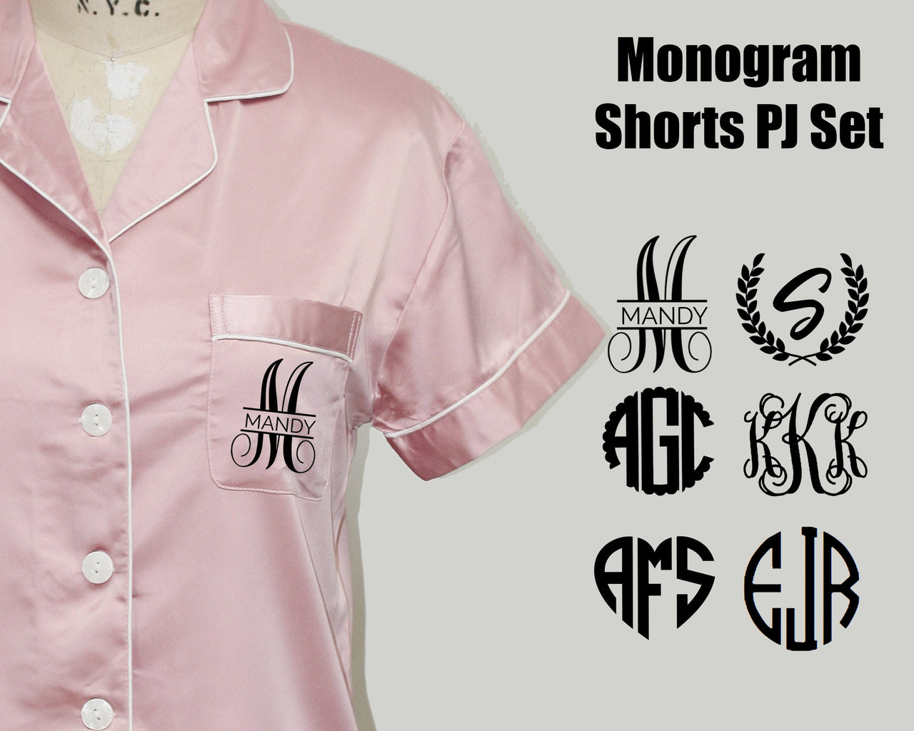Monogram PJ set
