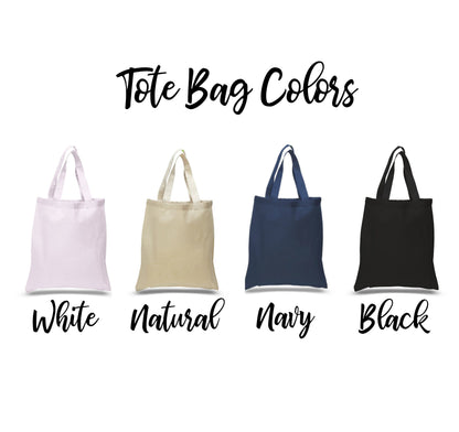 personalized bridesmaid Tote bag