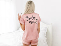 Thumbnail for Personalized Bridesmaid Satin Pajamas