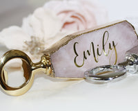 Thumbnail for Personalized Bridesmaid Gifts Gemstone Rose Quartz Bottle opener Proposal box