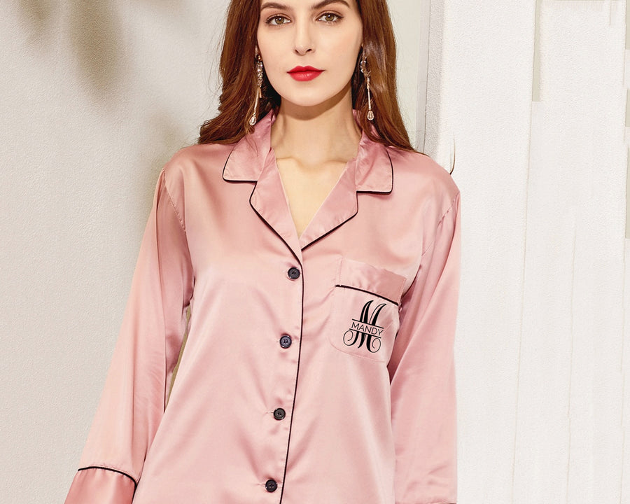 Bride Getting Ready Pj long sleeve Set