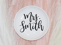 Thumbnail for Personalized Mrs Ring Dish