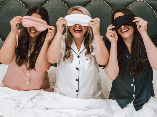 Bride Getting Ready Pj Short Set and matching sleep mask