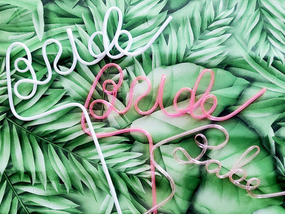 XL Bride + Babe Bachelorette Party Straws