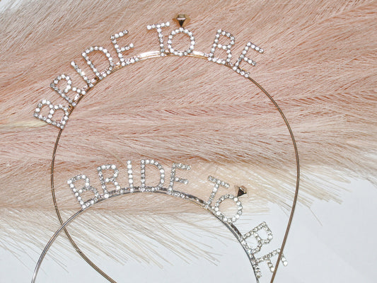 Rhinestone Bride to be Headband