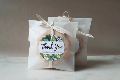 Eucalyptus Wedding Thank you Favor Labels