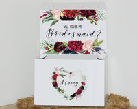 Thumbnail for Bridesmaid Proposal floral Gift Box