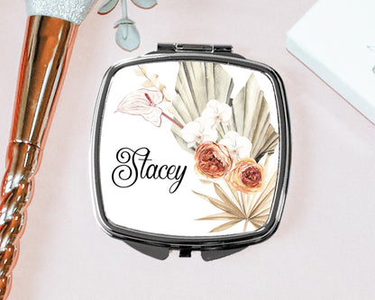 Personalized Bridesmaid Gifts compact mirrors