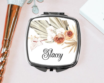 Personalized Bridesmaid Gifts compact mirrors