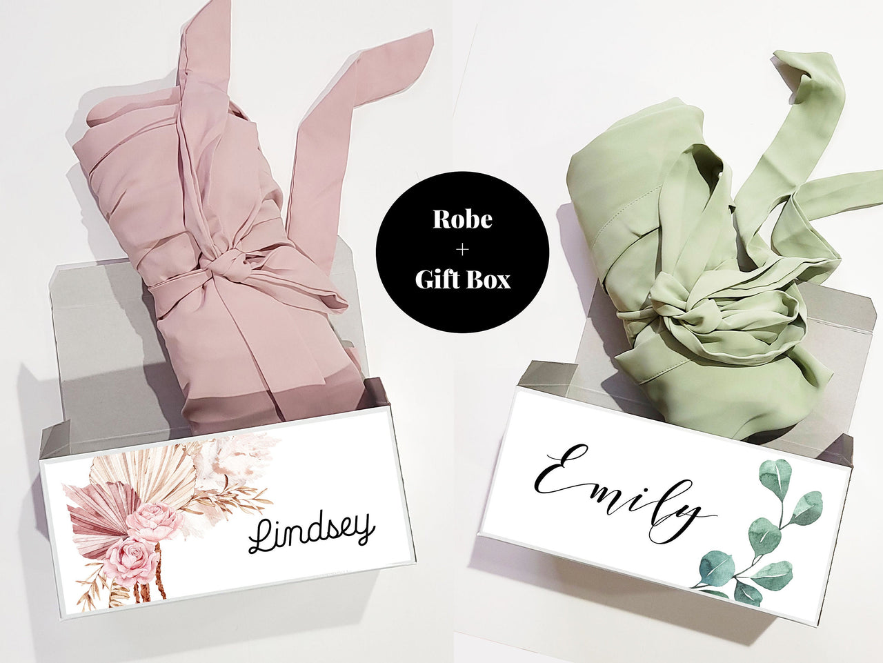 Personalized Bridesmaid Proposal Gift Box Set with Robe