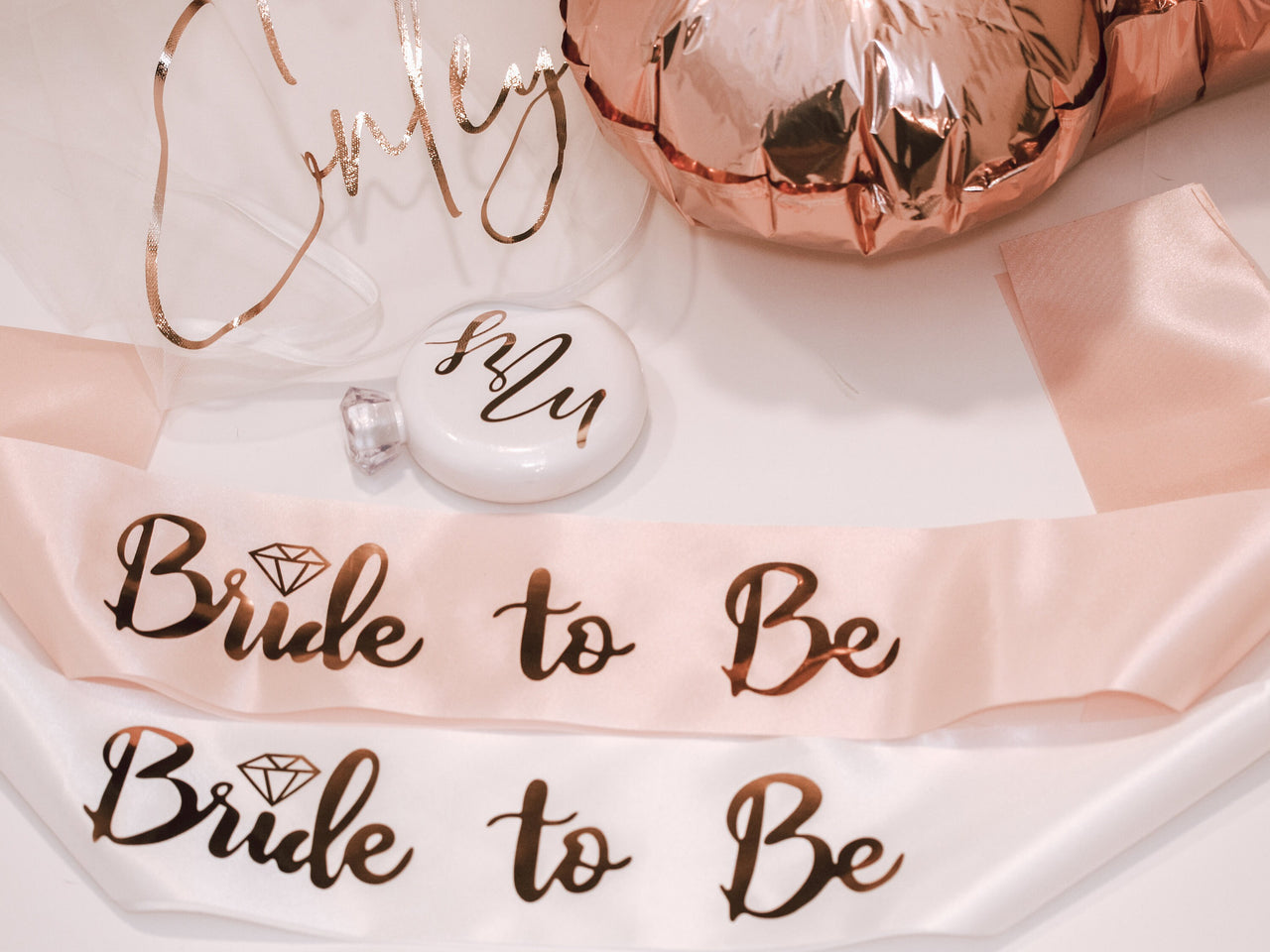 Bride to Be Sash and veil for bridal shower bachelorette party