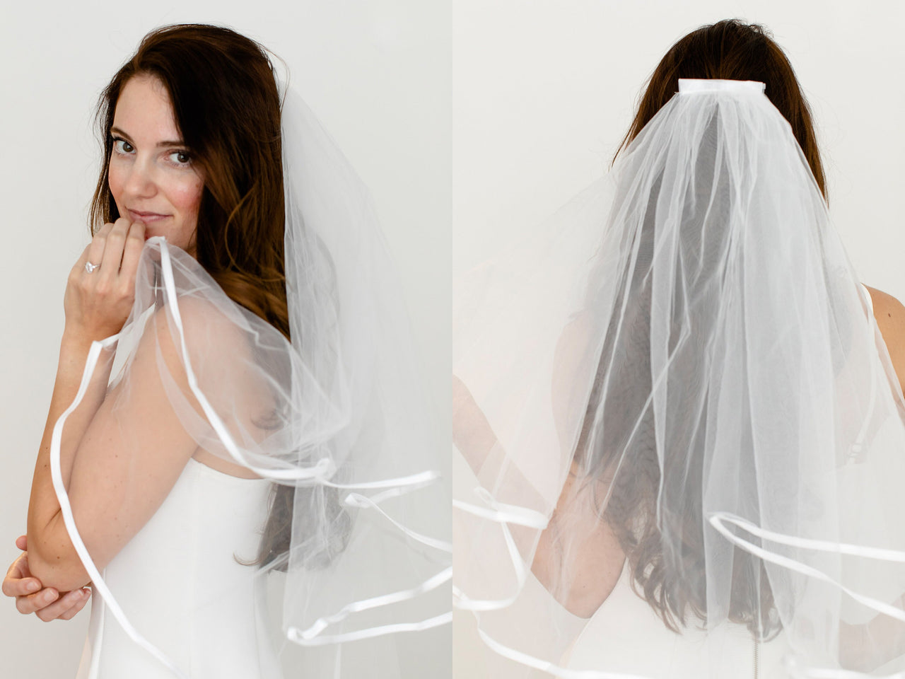 Personalized Veil and sash for Future Mrs