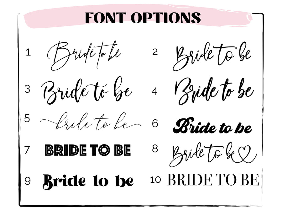 Personalized Sash for Bachelorette Party