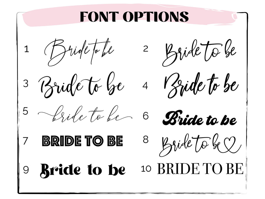 Personalized Sash for Bachelorette Party