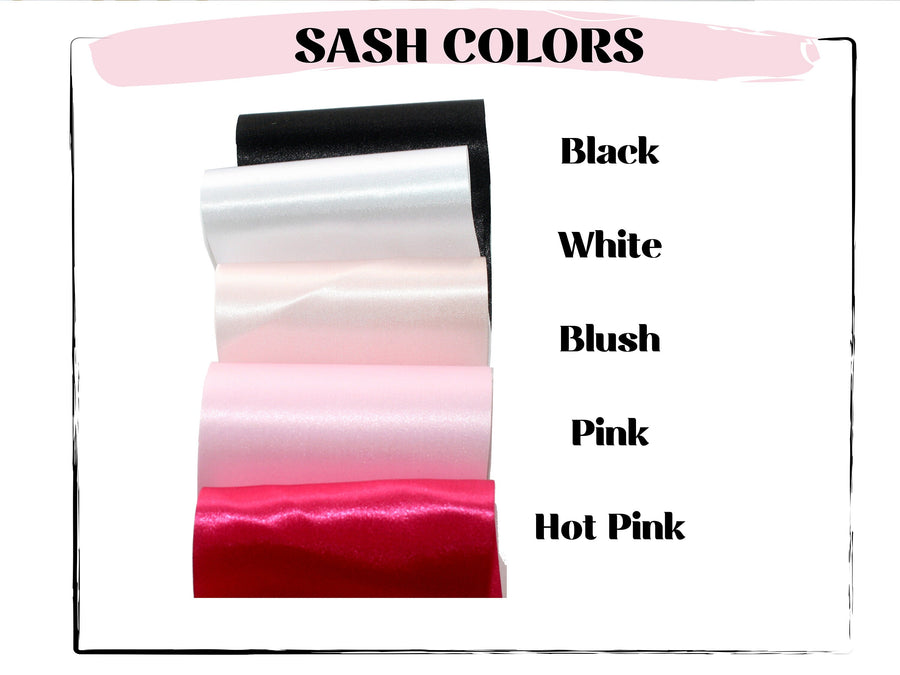 Personalized Sash for Bachelorette Party