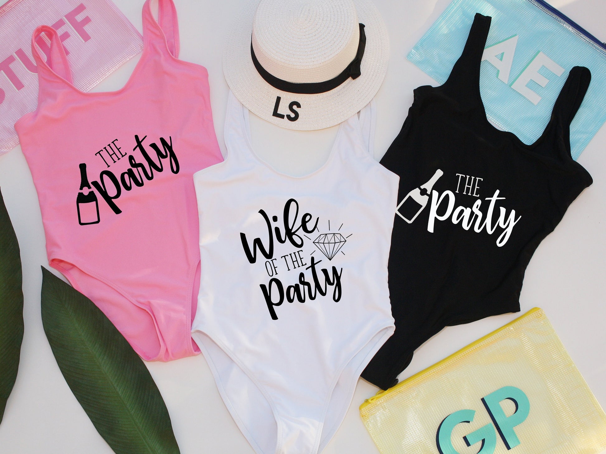 Personalized One Piece Swim Suits