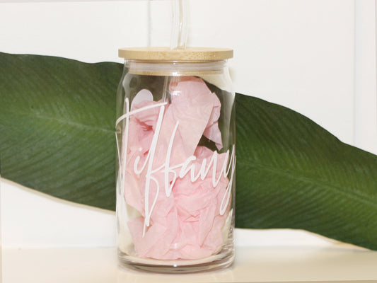 Personalized Soda Can Glass