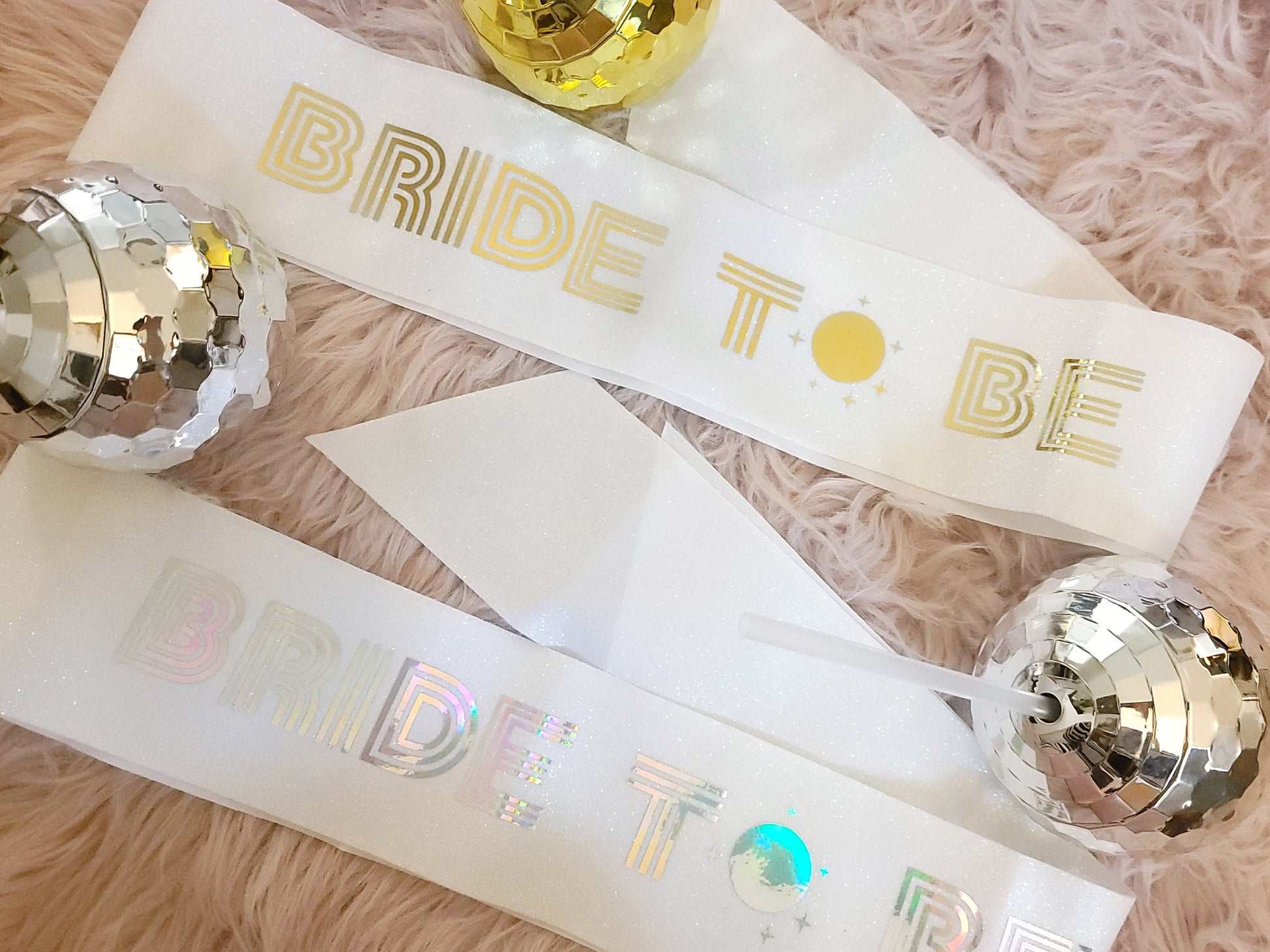 Bride To Be Disco Theme Sash For Last Disco Bachelorette