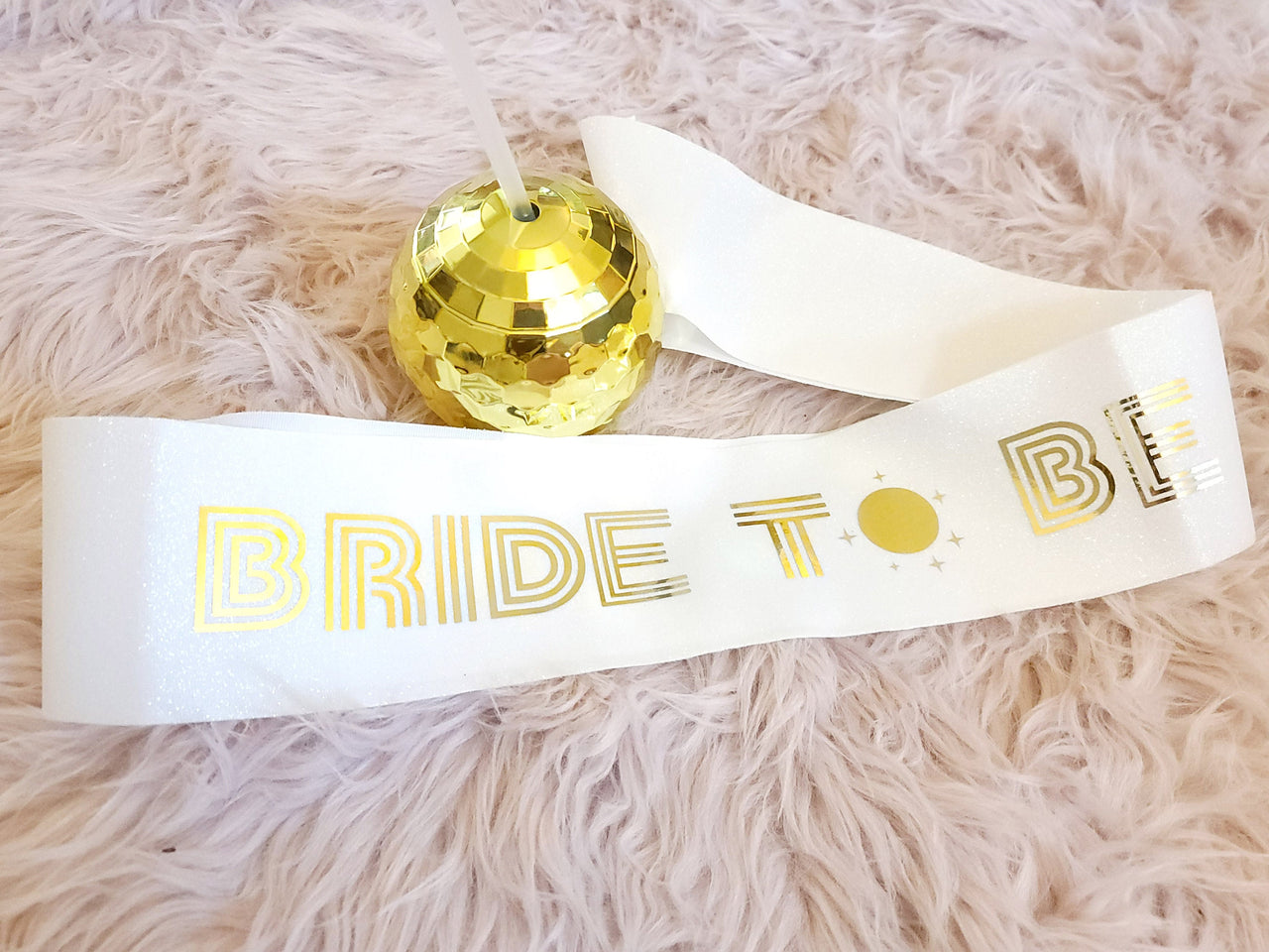 Bride To Be Disco Theme Sash For Last Disco Bachelorette, Disco Bride Disco cowgirl Nashville Vegas holographic glitter gold Mama Mia Retro