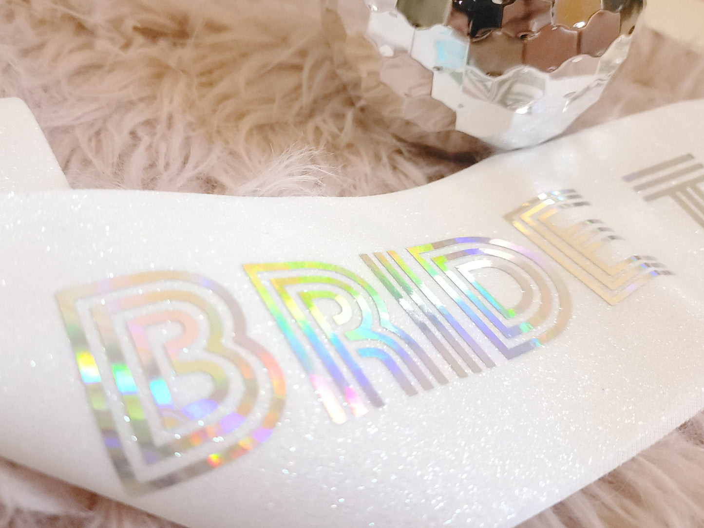 Bride To Be Disco Theme Sash For Last Disco Bachelorette