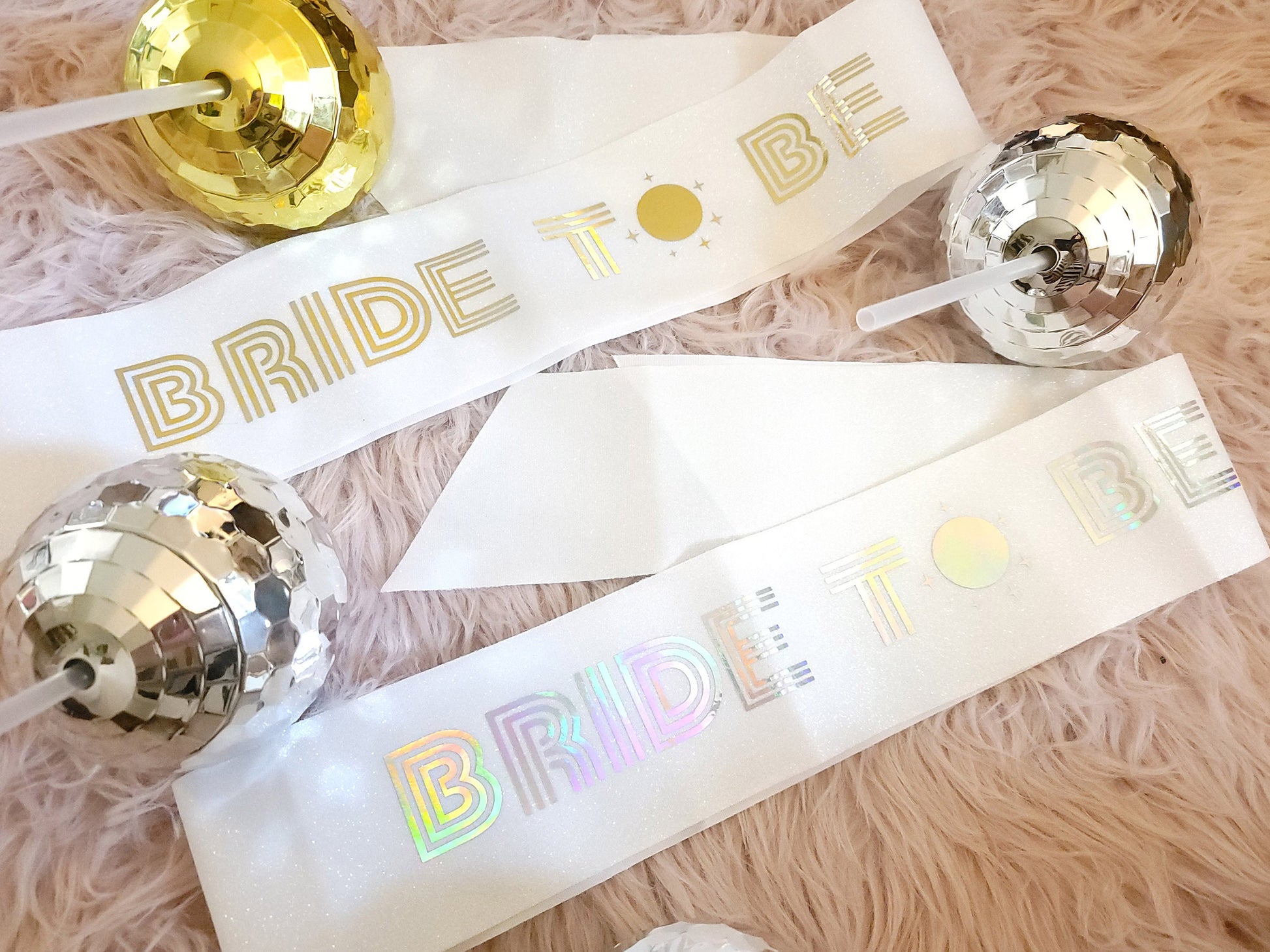 Bride To Be Disco Theme Sash For Last Disco Bachelorette