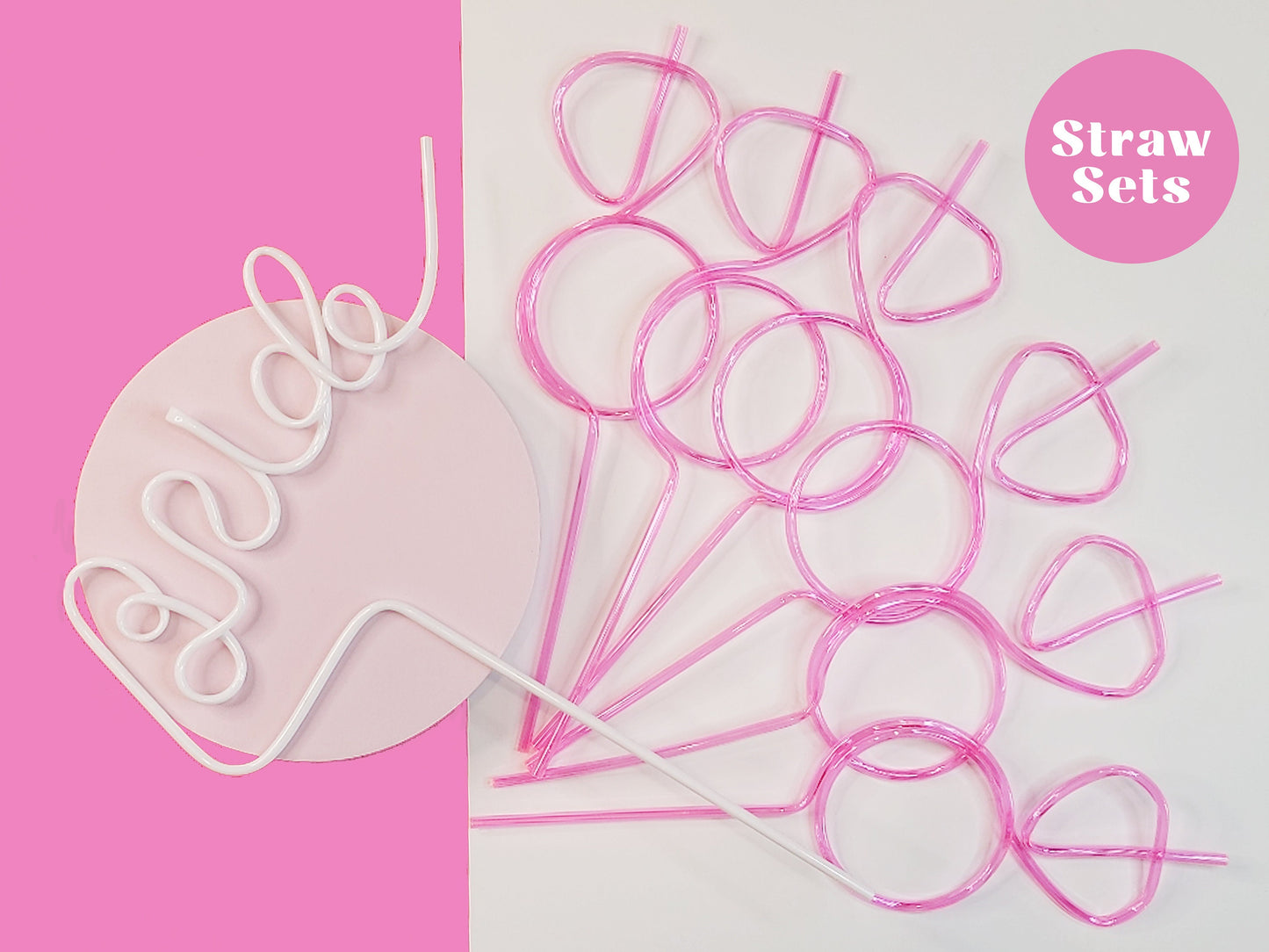 XL Bride + Babe =+ Diamond Bachelorette Party Straws