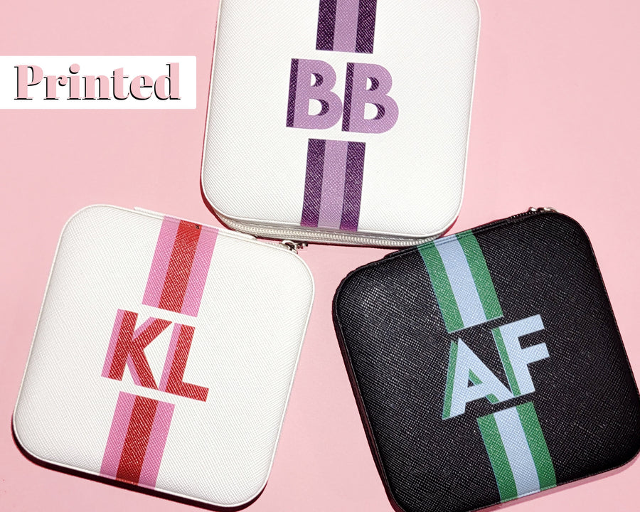 Personalized jewelry case for maid of honor gift