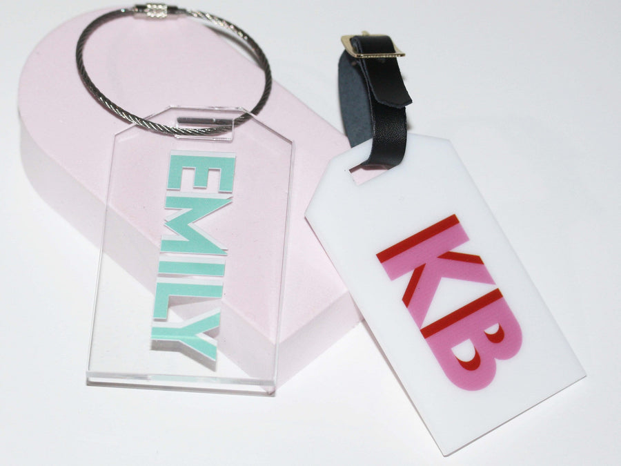 Custom bag tag for pledge gift