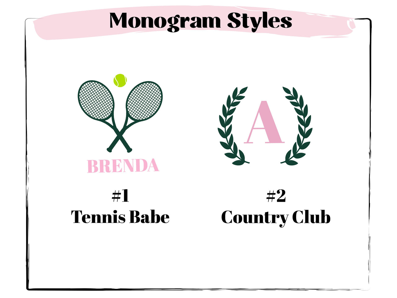 Monogram Country Club Clutch