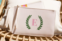 Thumbnail for Shadow Monogram Bag, Initial Name clutch, Bridesmaid Gift, Custom Preppy 90's y2k Going Out Party Bag, Personalized Vegan Leather Wristlet