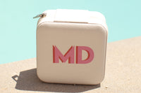 Thumbnail for Shadow Monogram Travel Jewelry Case