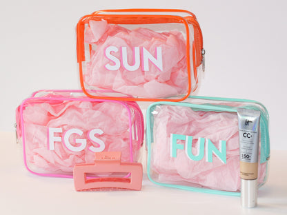 Shadow Monogram Clear Bag