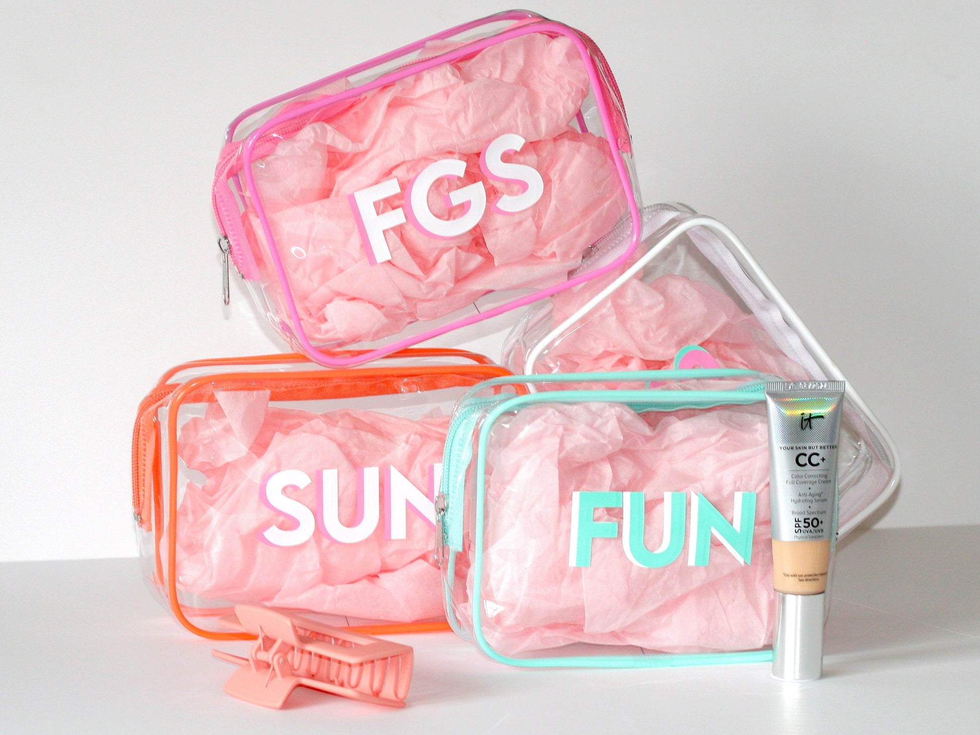 Shadow Monogram Clear Bag