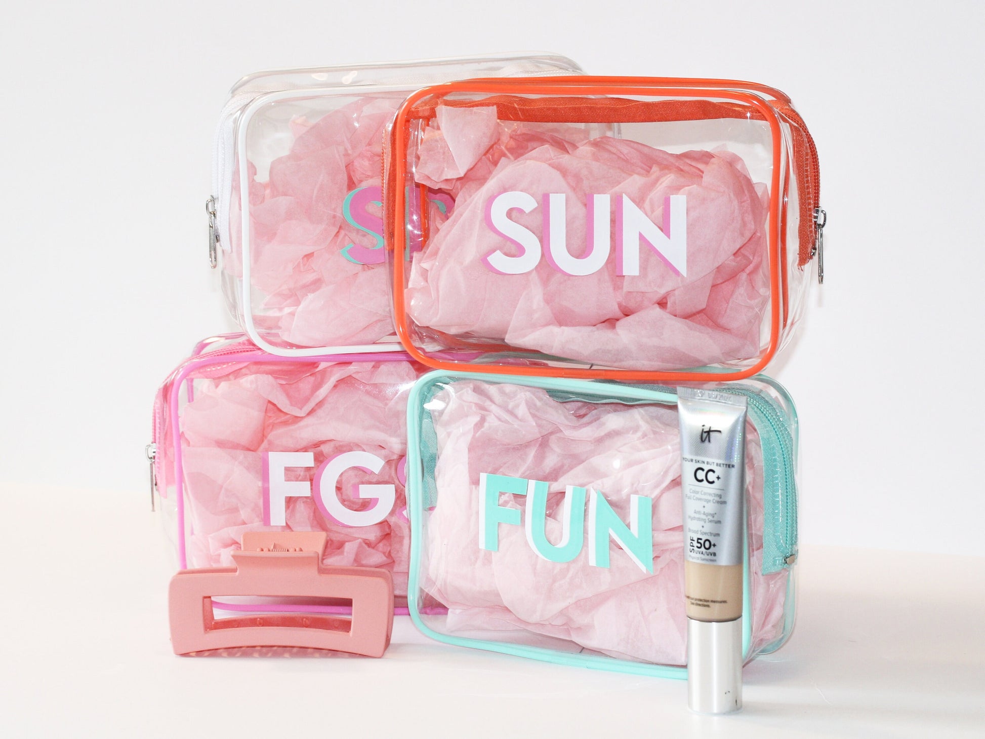 Shadow Monogram Clear Bag