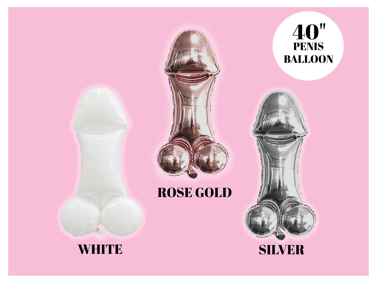 JUMBO XL 40" Penis Balloon The Native Bride JUMBO XL 40" Penis Balloon The Native Bride