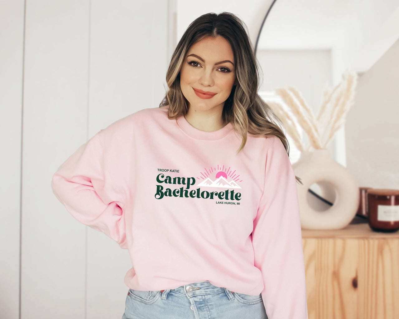Camp Bachelorette Crewneck Sweatshirt