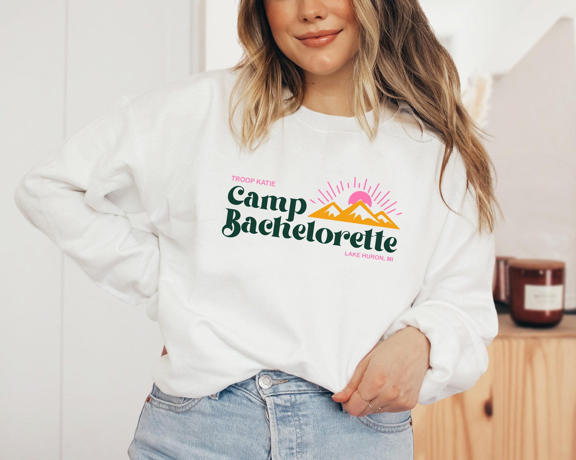 Camp Bachelorette Crewneck Sweatshirt